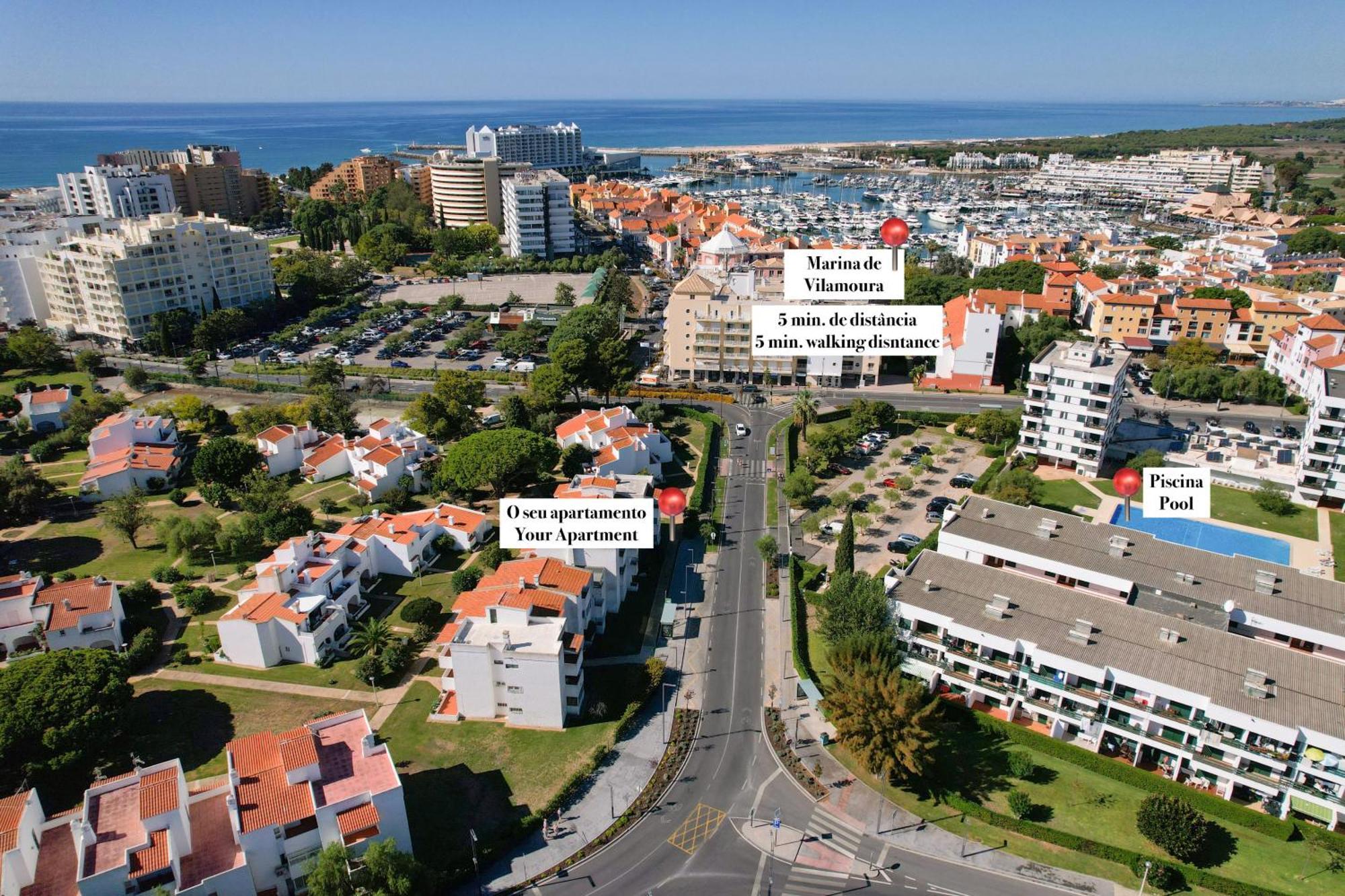 Centralgarve - Amazing Apt In The Heart Of Vilamoura Eksteriør bilde